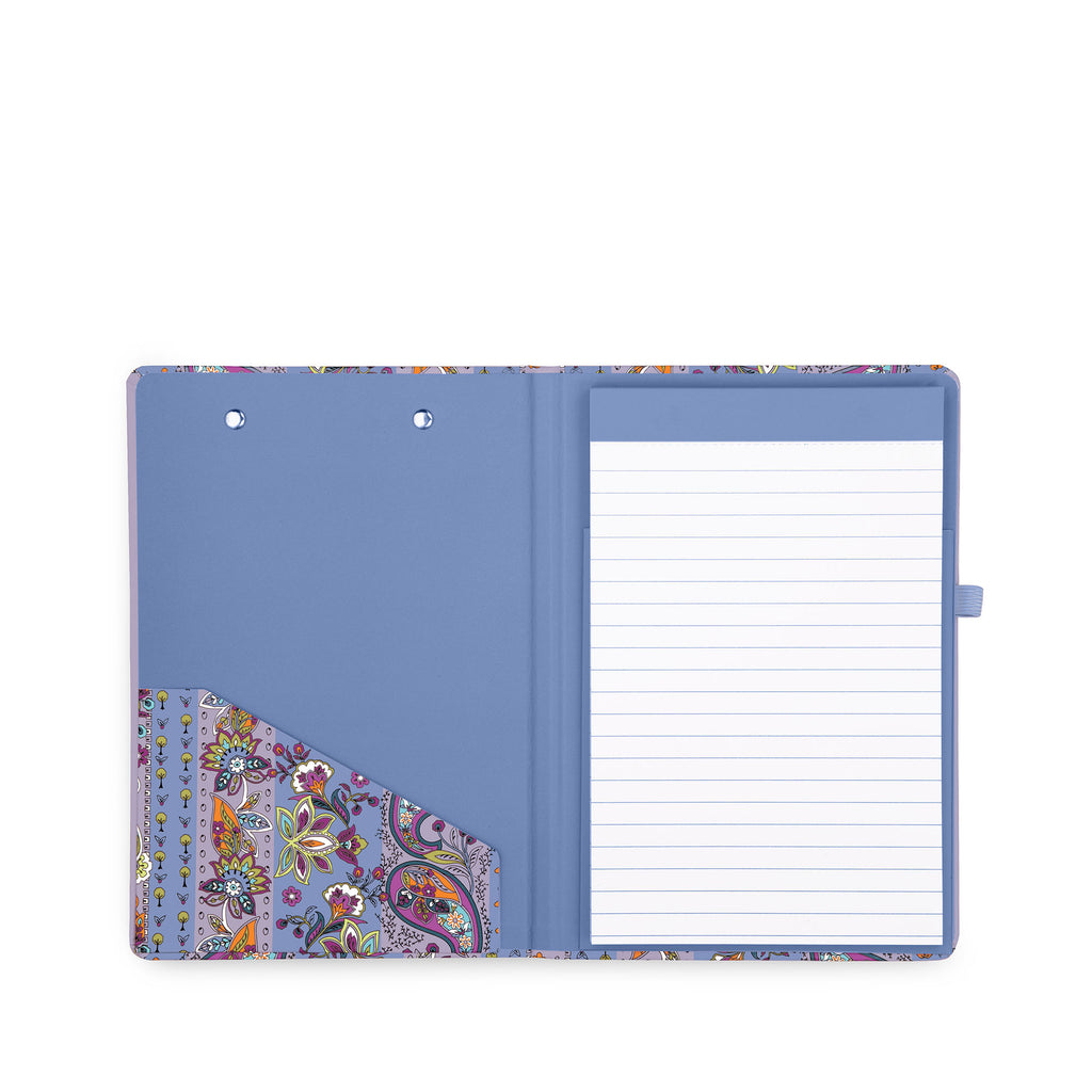 Mini Clipboard Folio, Provence Paisley Stripes