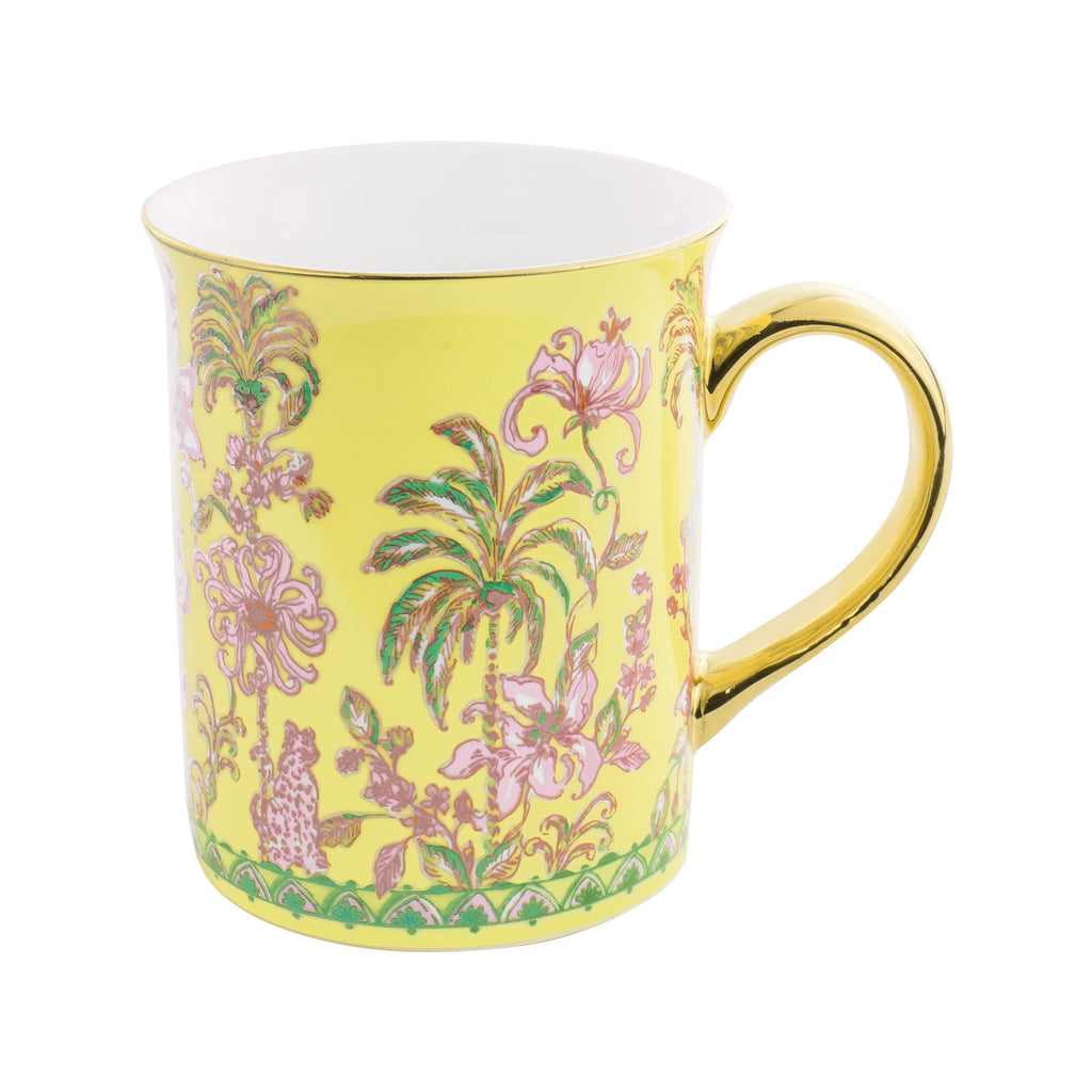 Ceramic Mug, Tropical Oasis