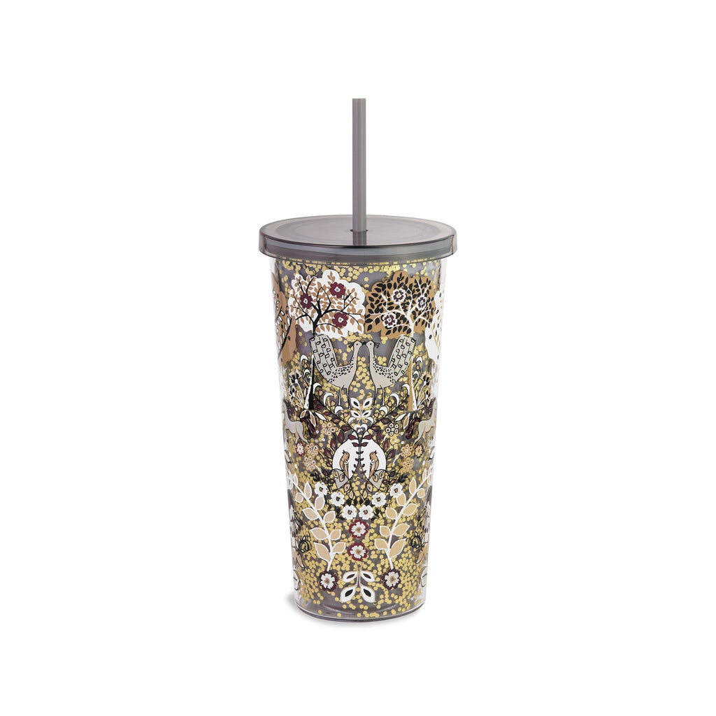 Double Wall Tumbler with Straw, Enchantment Neutral