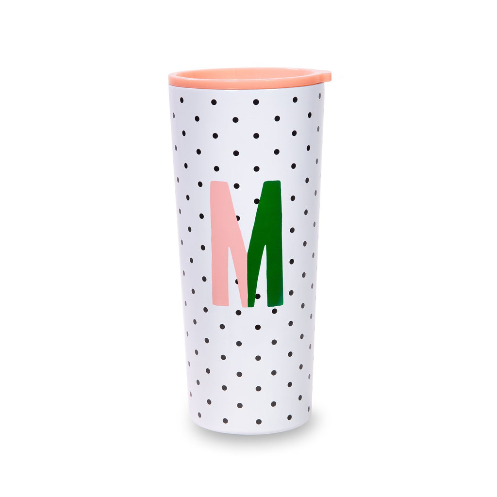 Kate Spade New York Initial Stainless Steel Tumbler M, Sparks of Joy