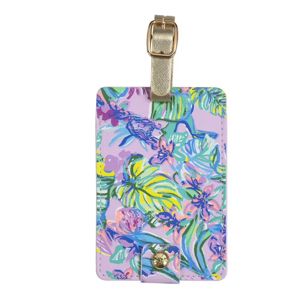 Lilly Pulitzer Luggage Tag, Mermaid in the Shade