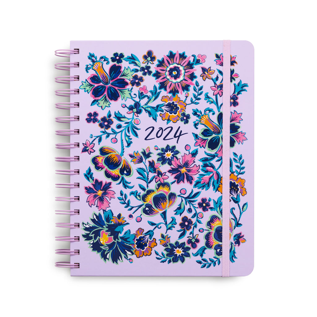 17 Month Large Planner, Cloud Vine Multi