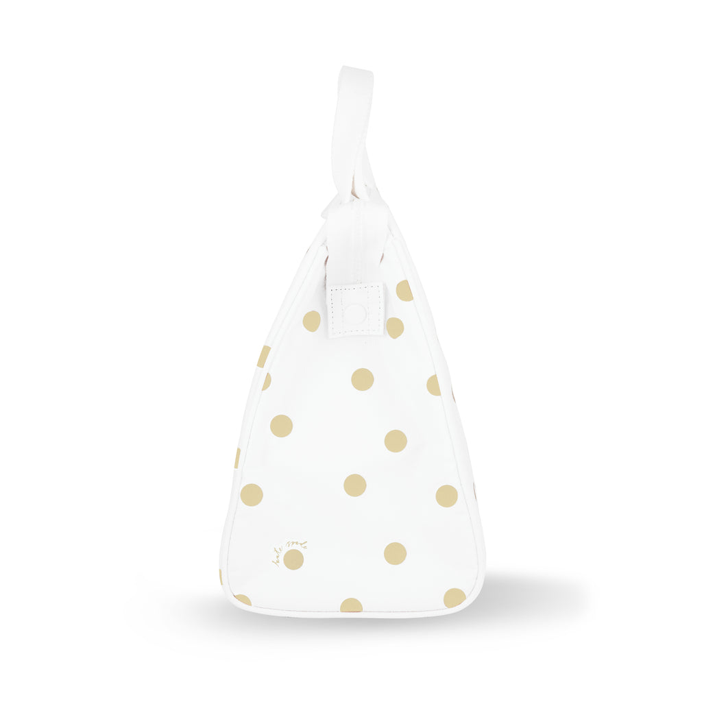 Kate Spade New York Lunch Bag, Gold Dot with Script
