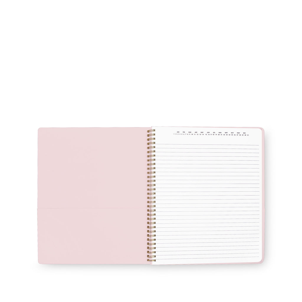 Large Spiral Notebook, Rise and Shine