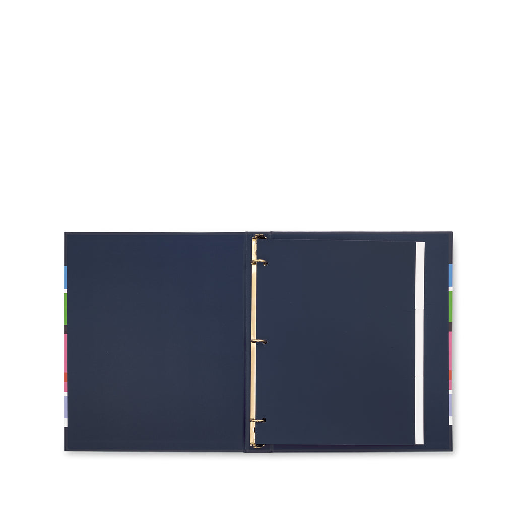 Three Ring Binder, Sunny Day Stripe