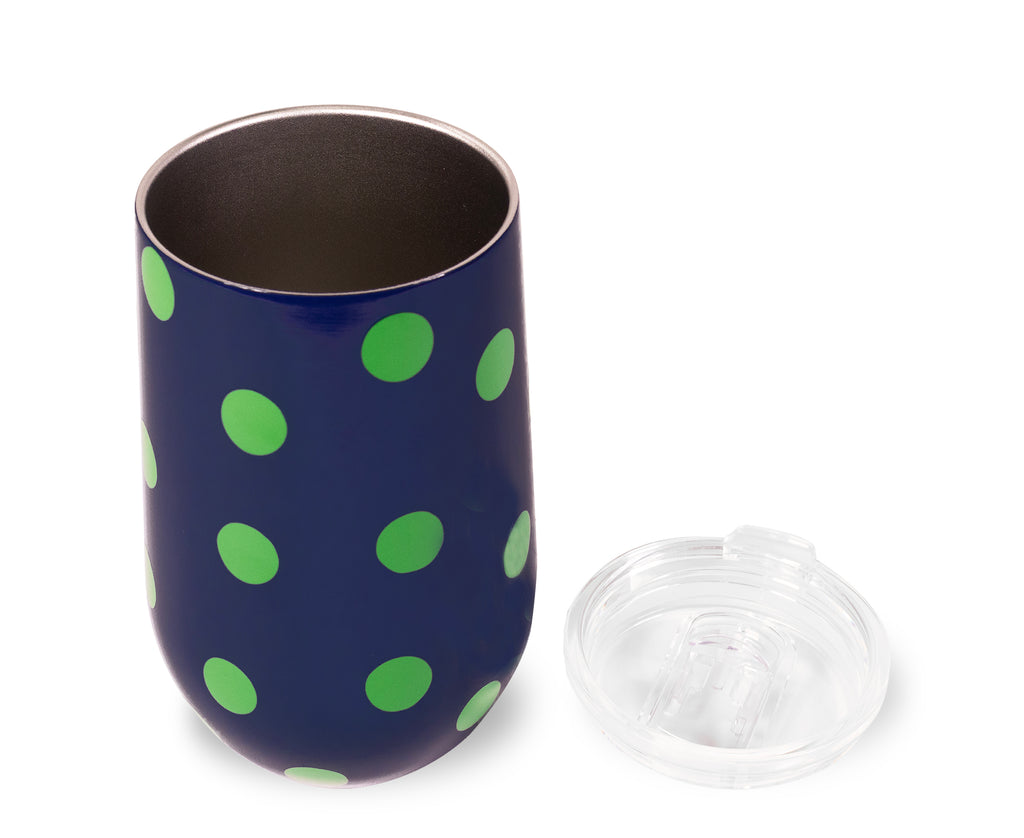 Stainless Steel Wine Tumbler, Sonnet Dot