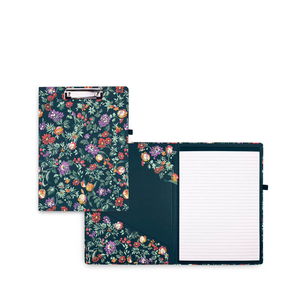 Clipboard Folio, Fresh-Cut Floral Green