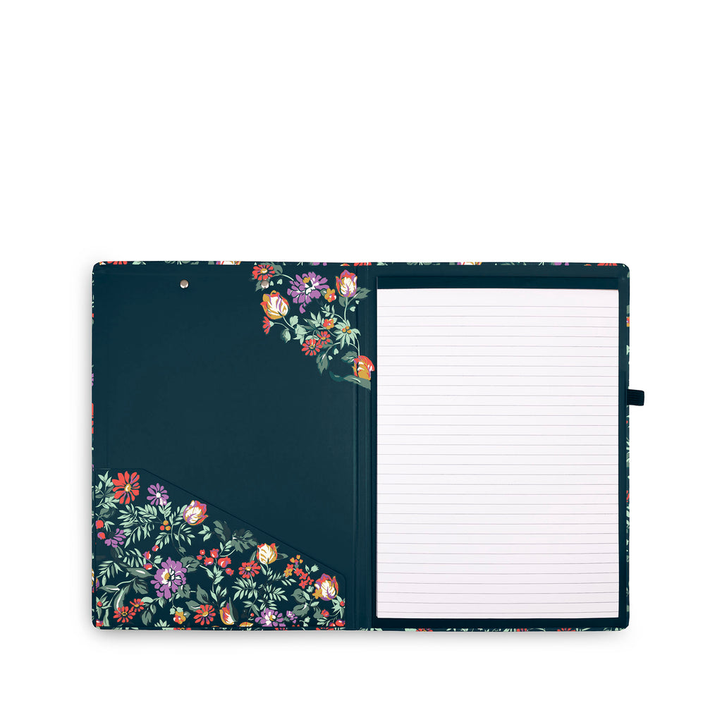 Clipboard Folio, Fresh-Cut Floral Green