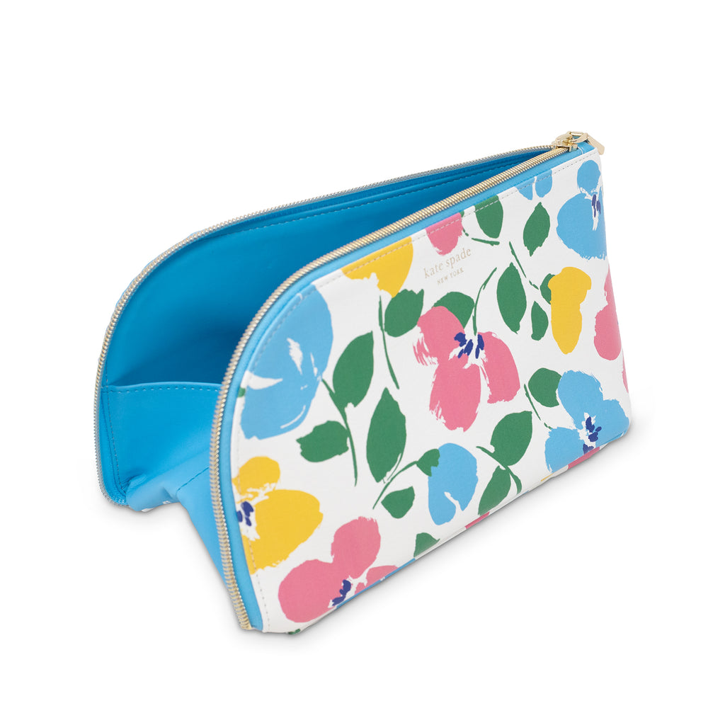 Desk Essentials Pouch, Painterly Bouquet
