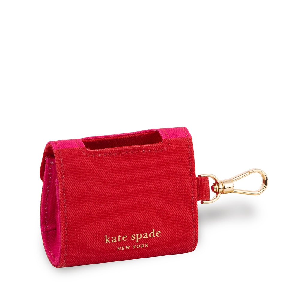 Doggie Bag Holder, Red and Pink