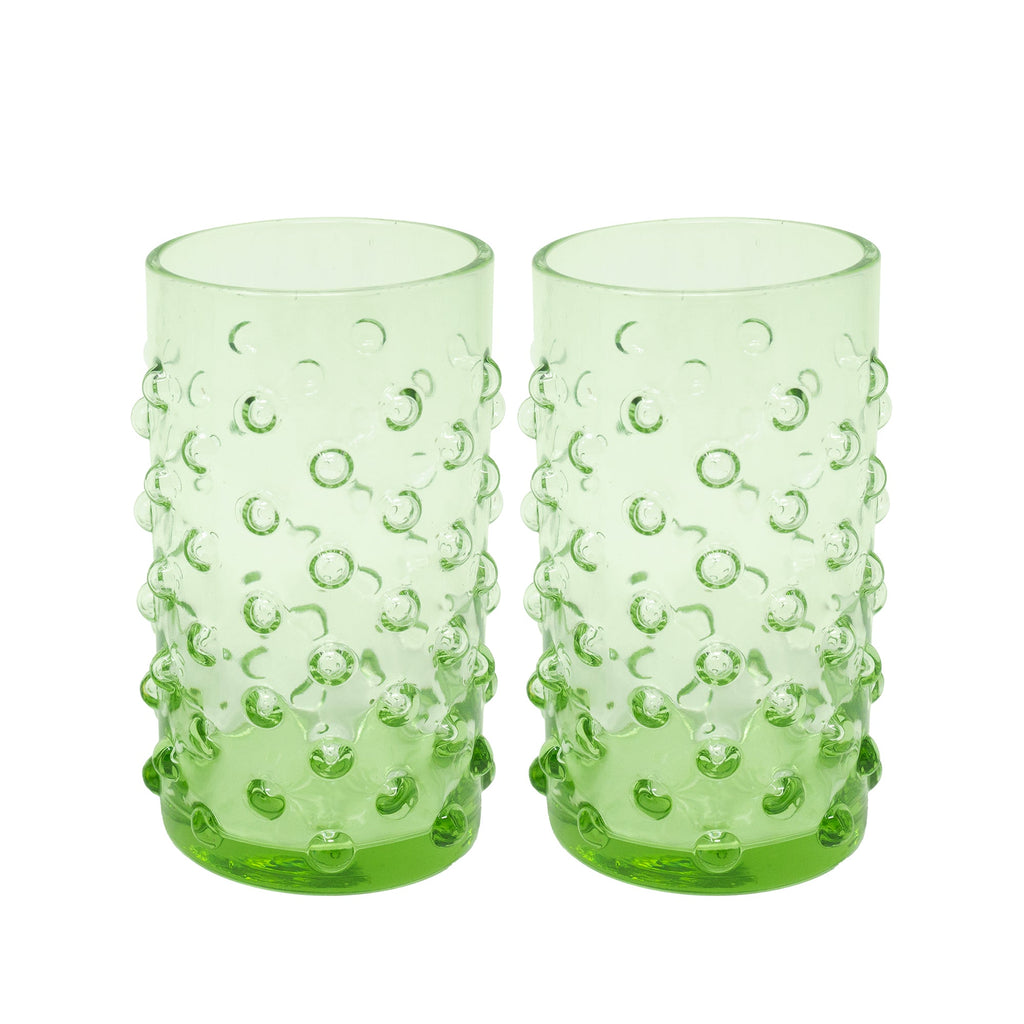 Hi Ball Glass Set, Jade Lime