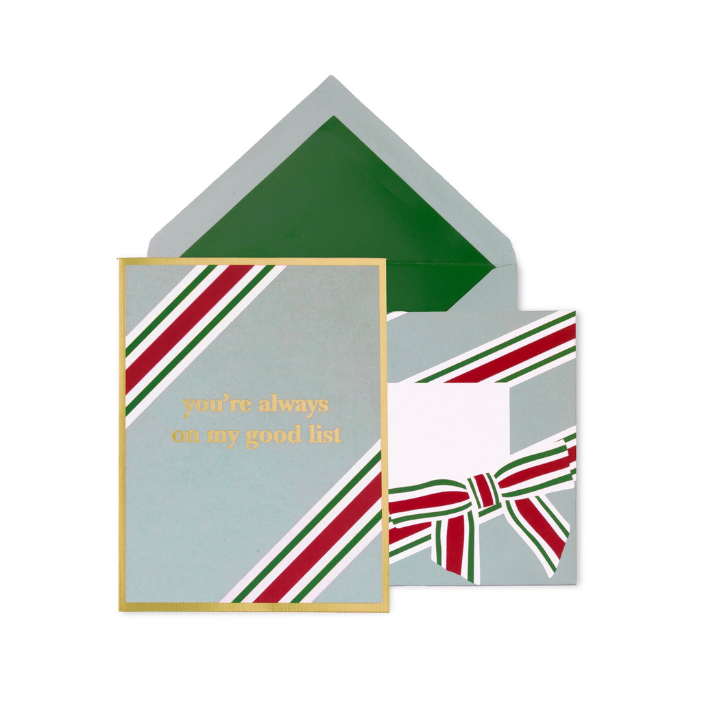 Holiday Card Set, Luna Stripe