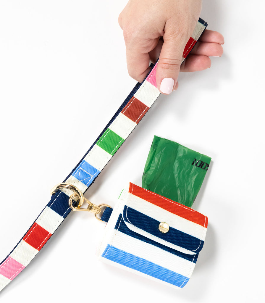 Doggie Bag Holder, Adventure Stripe