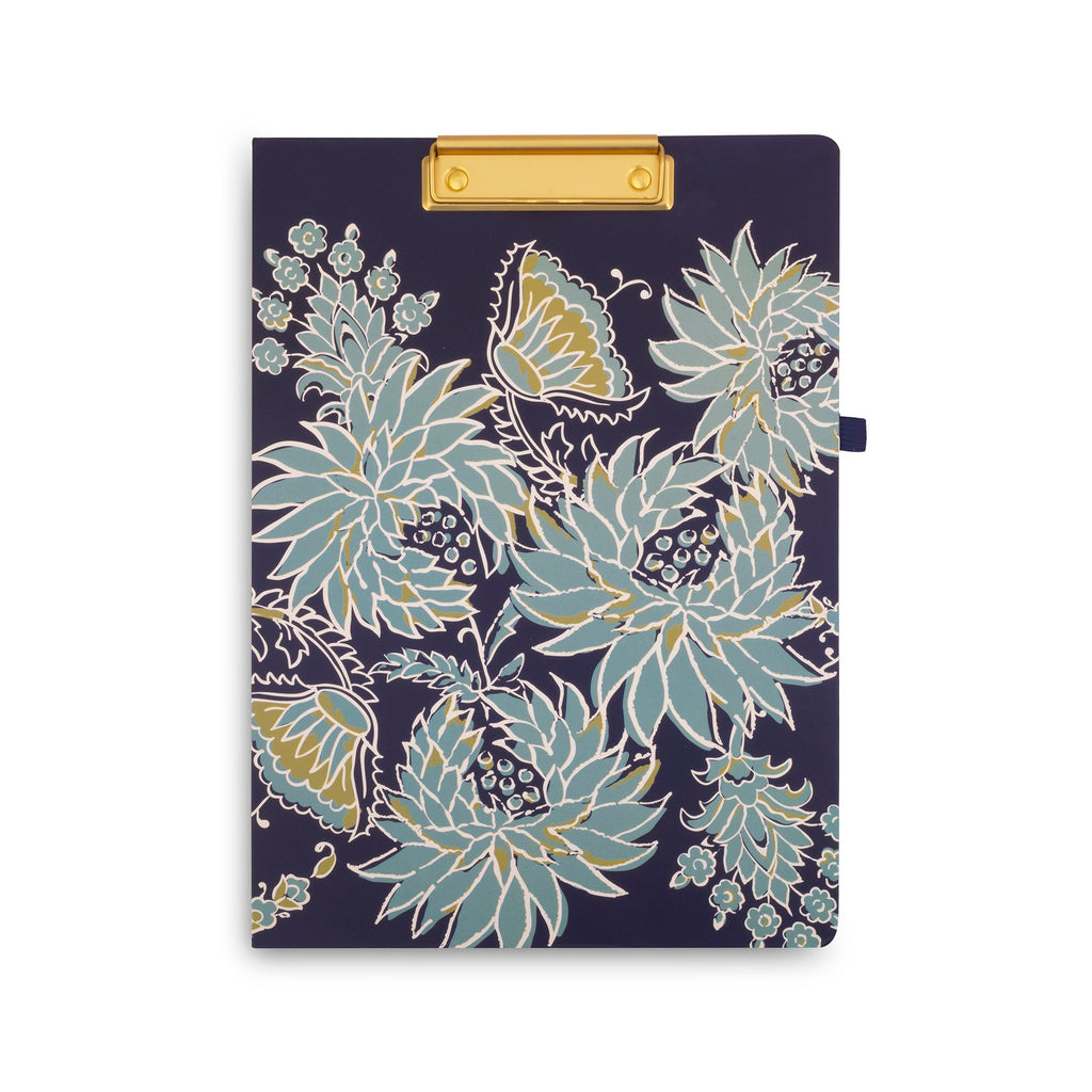 Large Folio, Gemstone Paisley Aqua