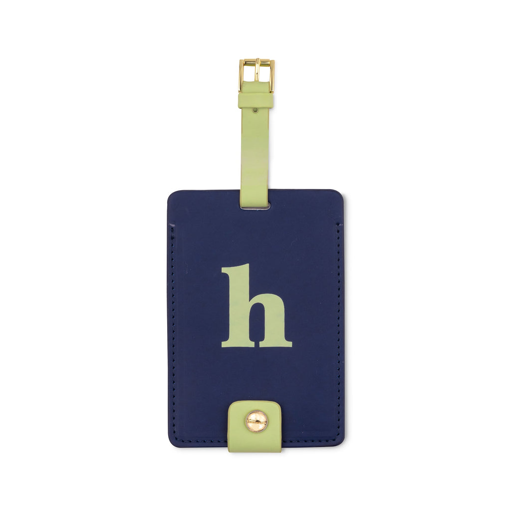 Just Mine Initial Luggage Tag, H
