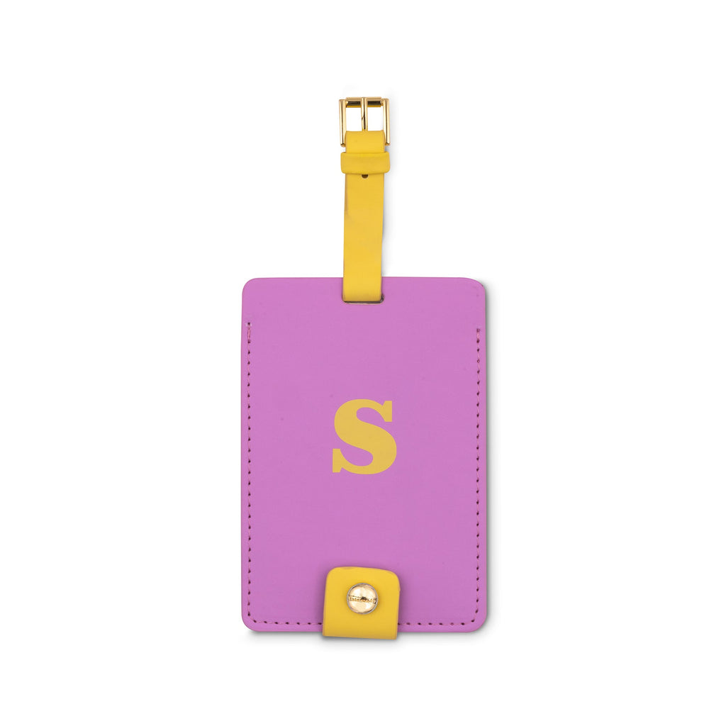 Just Mine Initial Luggage Tag, S