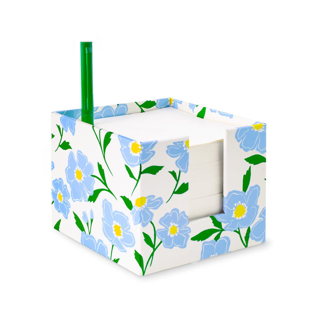 Notecube with Pen, Sunshine Floral