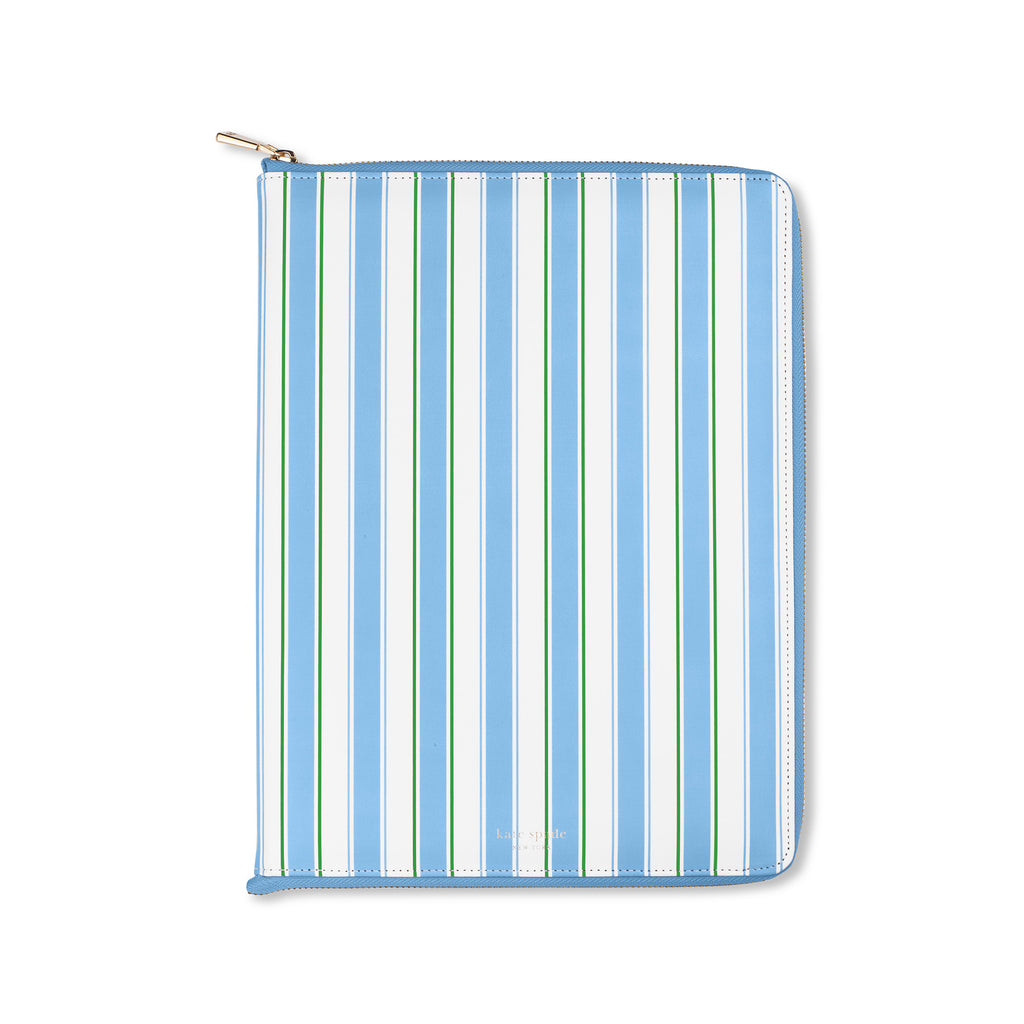 Notepad Zip Folio, Daisy Stripe