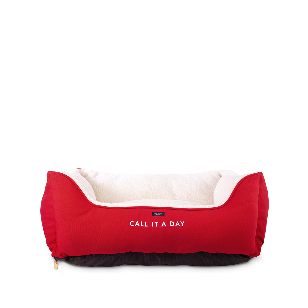Pet Bed, Red and Pink