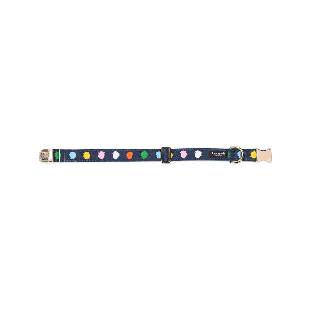 Large Dog Collar, Watercolor Dot