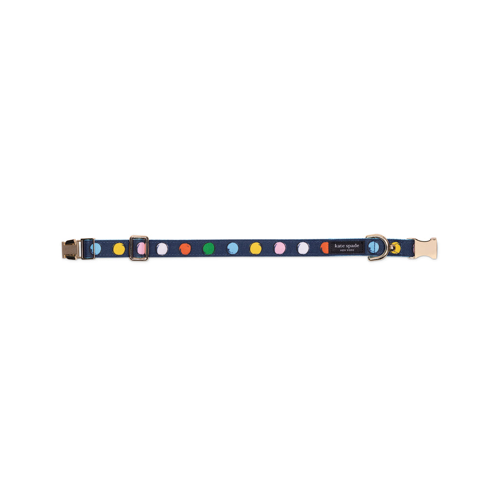 Small Dog Collar, Watercolor Dot