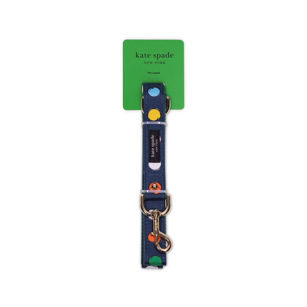 Large Dog Leash, Watercolor Dot