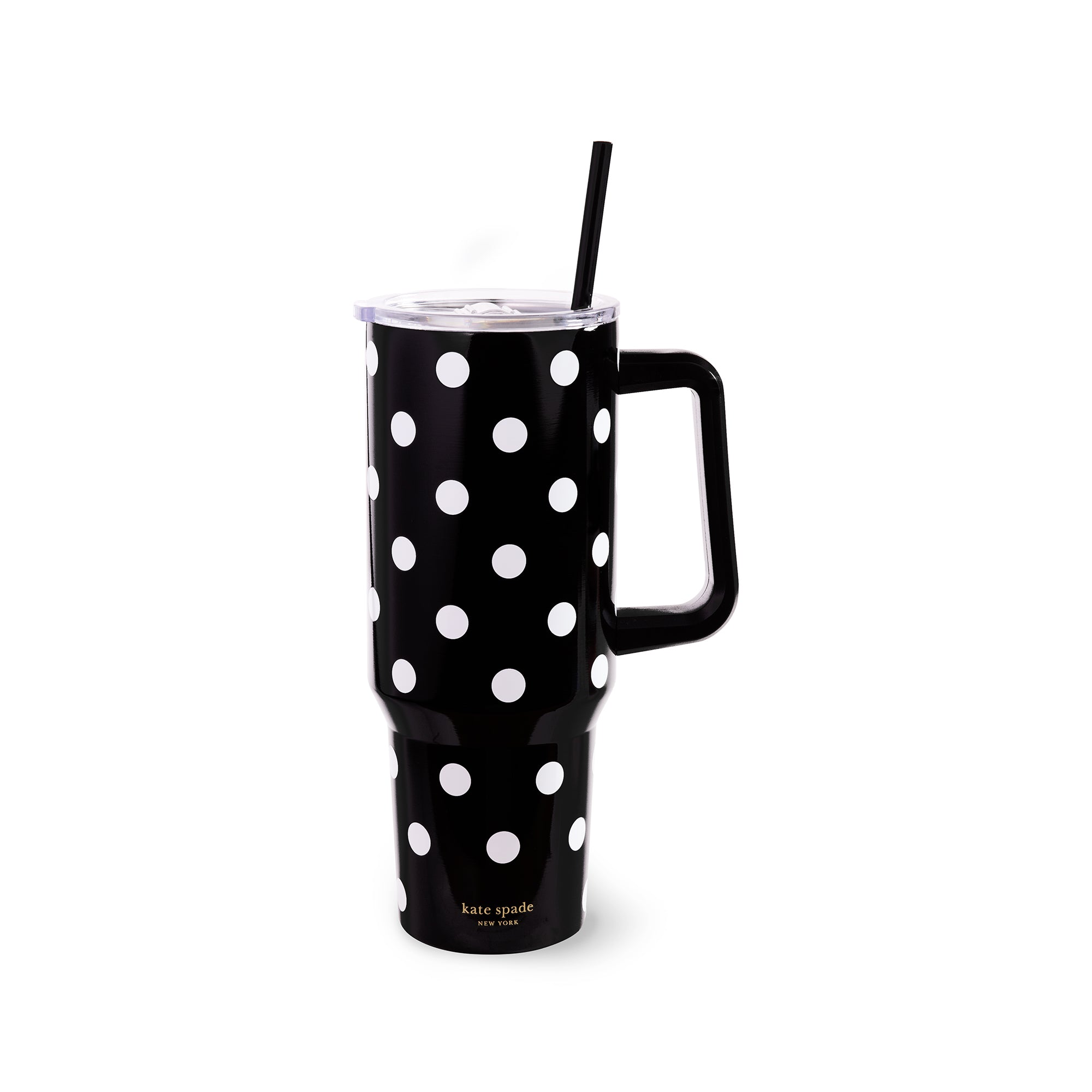 Polka Dot for Days on 40 oz Quencher Inspired Stainless Steel Tumbler