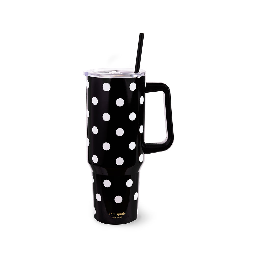 Stainless Steel 40 oz. Tumbler, Picture Dot