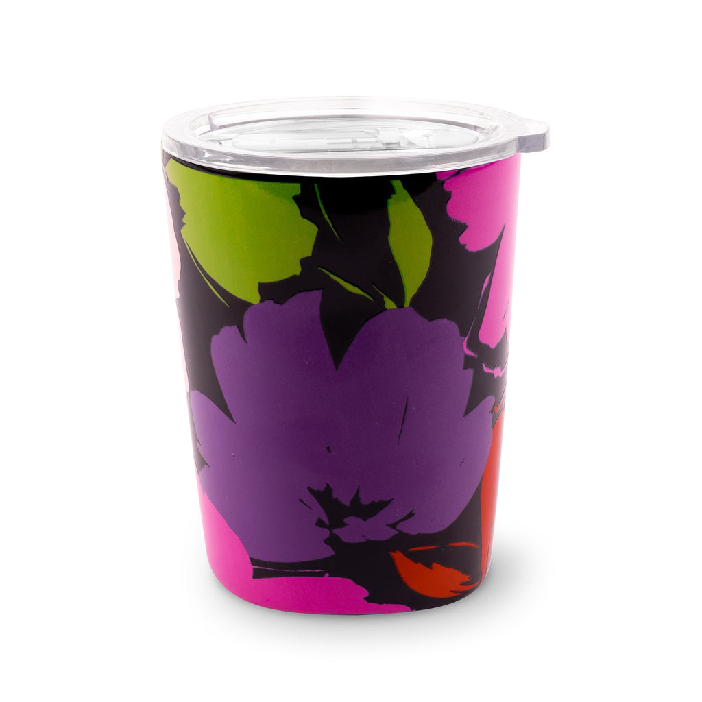 Stainless Steel Small Tumbler, Painterly Blooms
