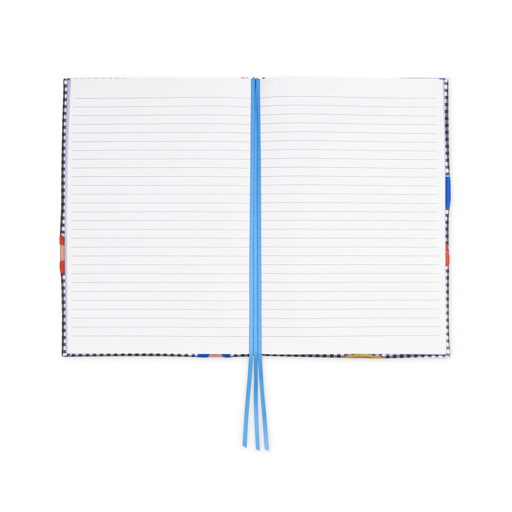 Take Note XL Notebook, Gingham Garden