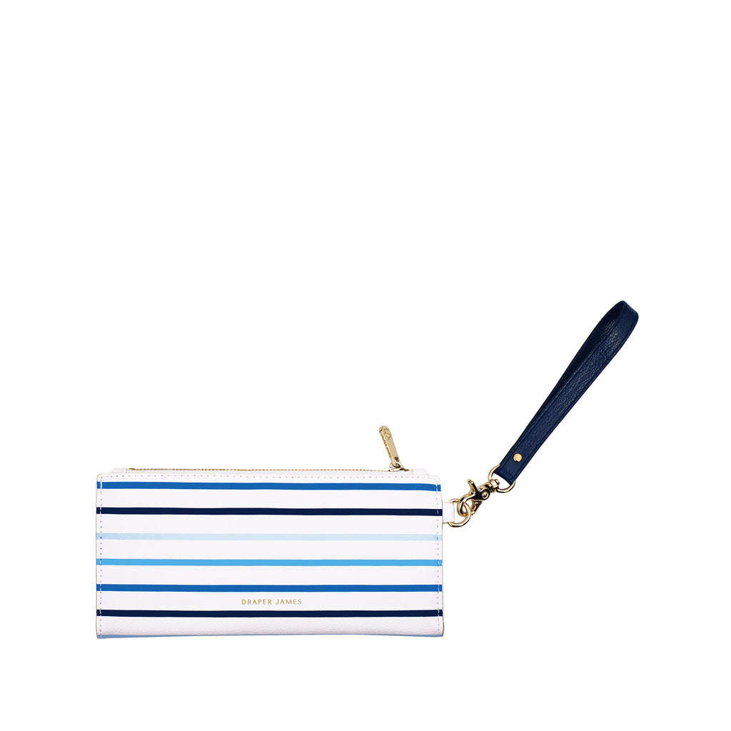 Travel Wallet, Blue Stripe