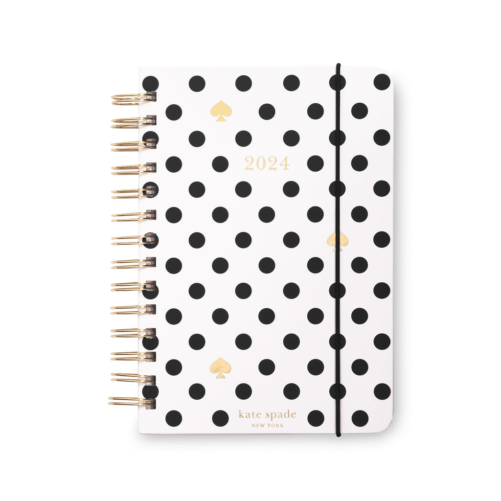 12 Month Medium Planner, Polka Dot Cream