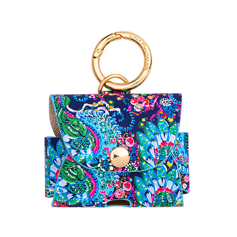Lilly Pulitzer Wireless Earbud Case, Take Me to the Sea (compatible with Airpods)