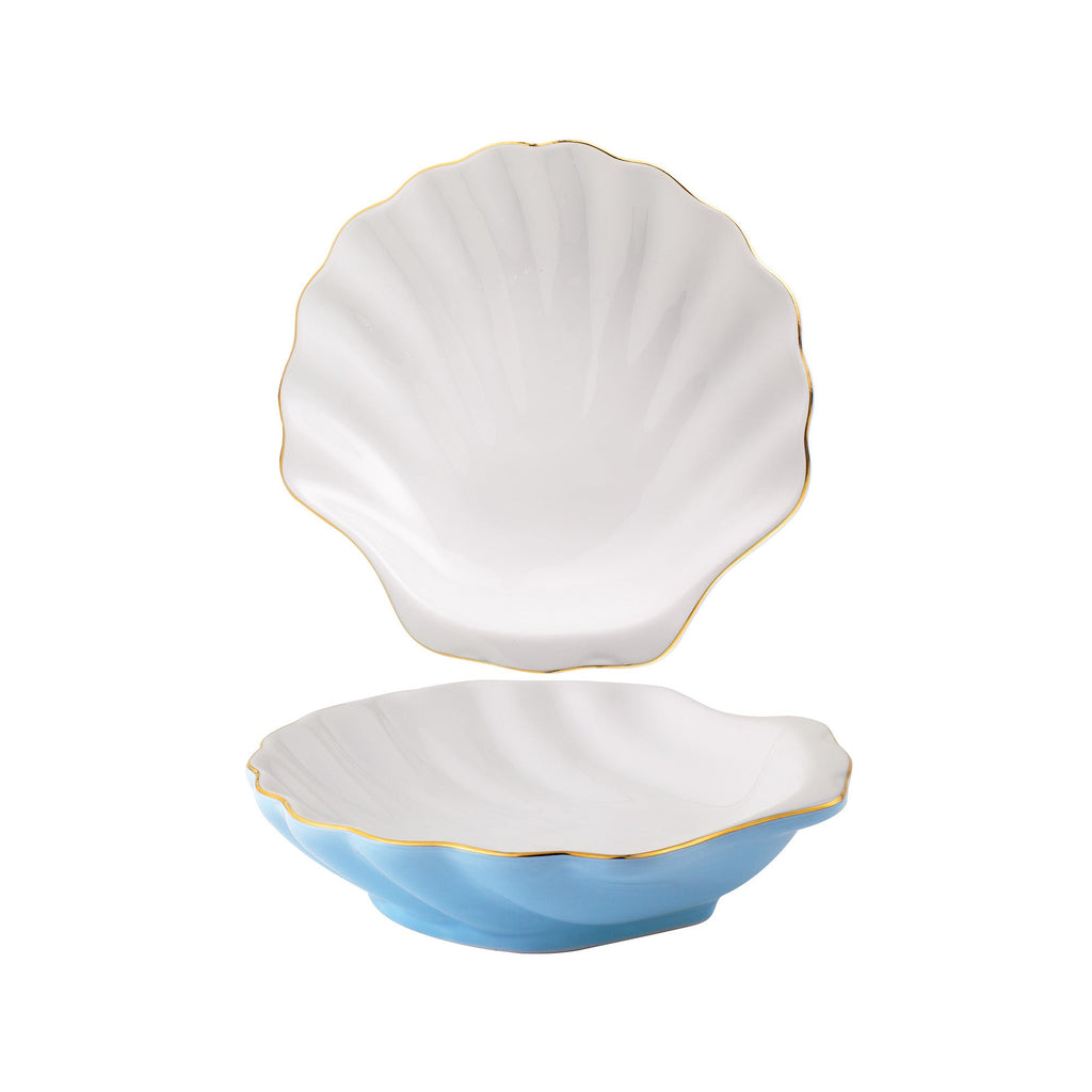 Appetizer Plates, Hydra Blue