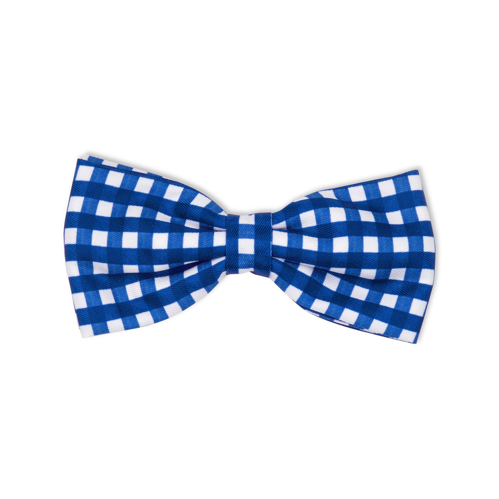 Bow Tie, Navy Gingham