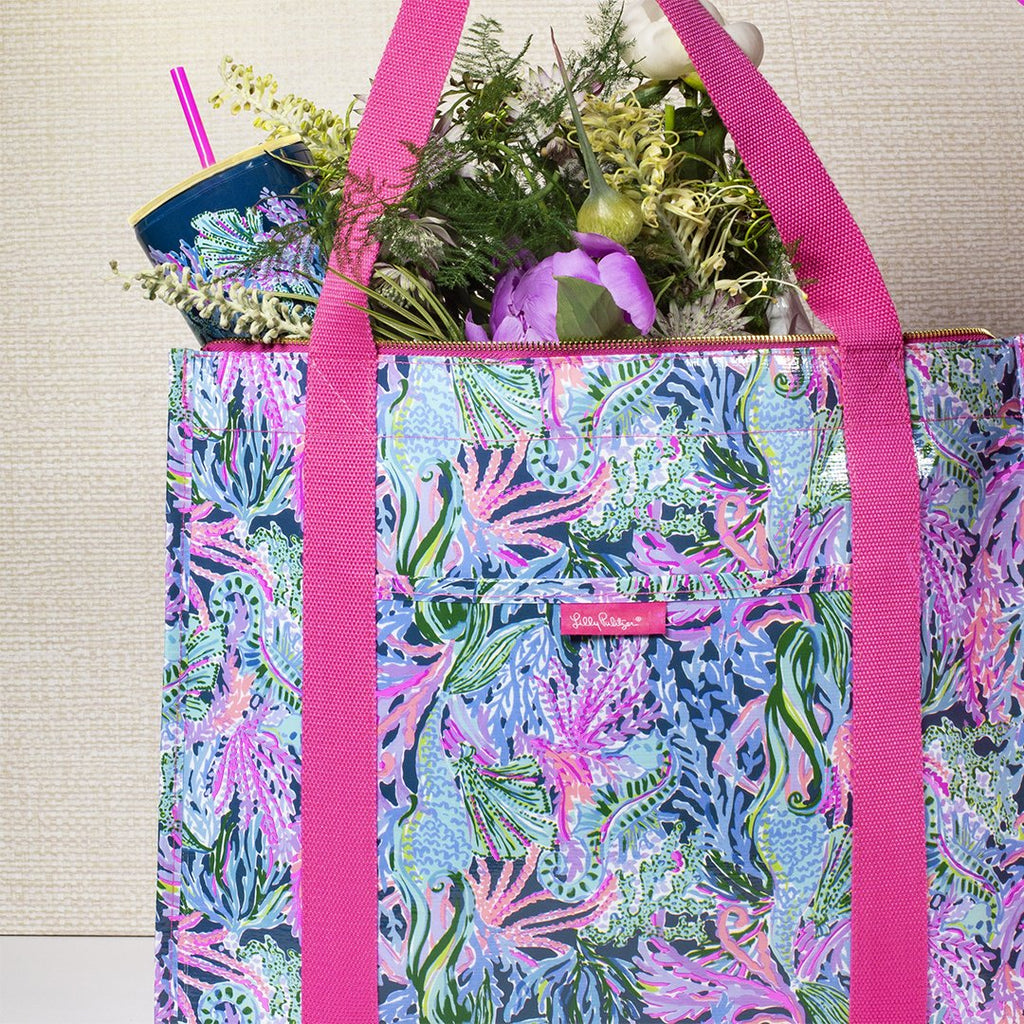 Lilly Pulitzer Insulated Market Shopper, Bringing Mermaid Back