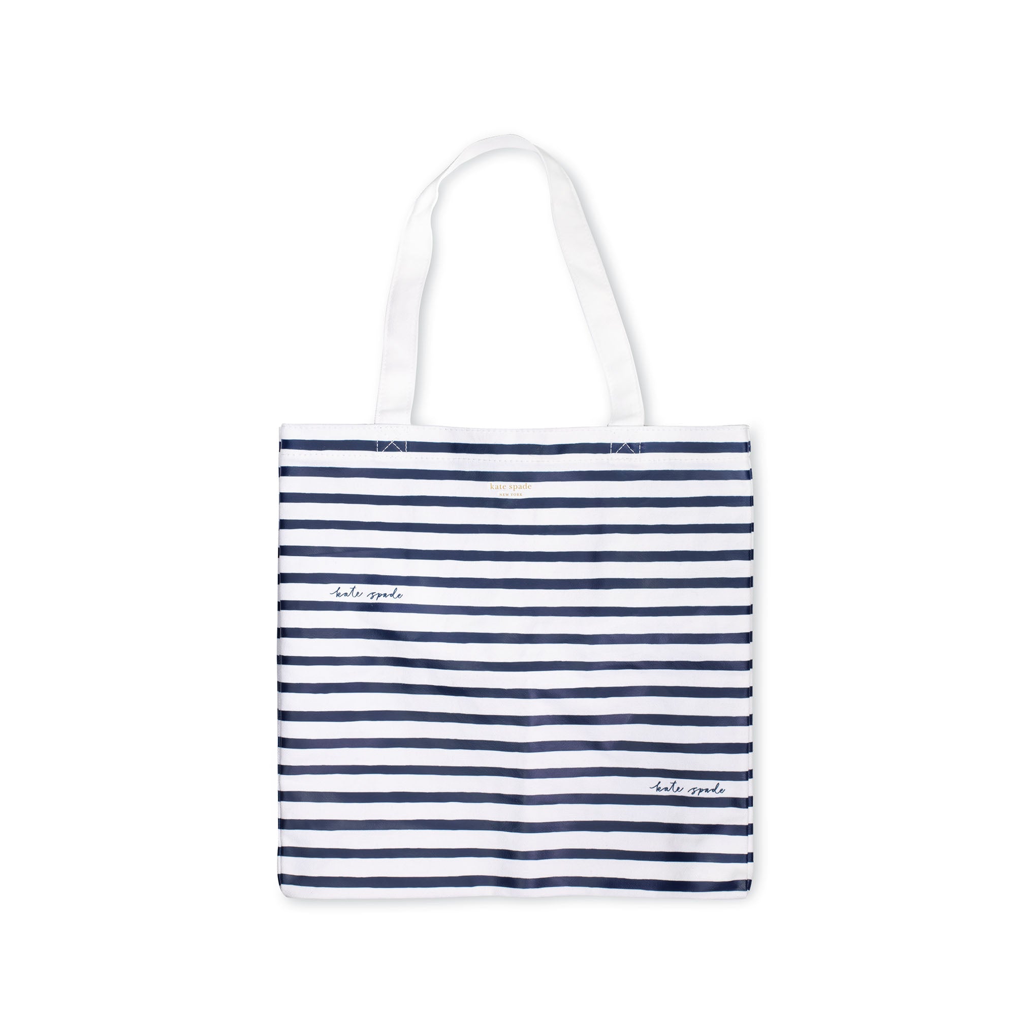 Canvas Striped Tote Bag