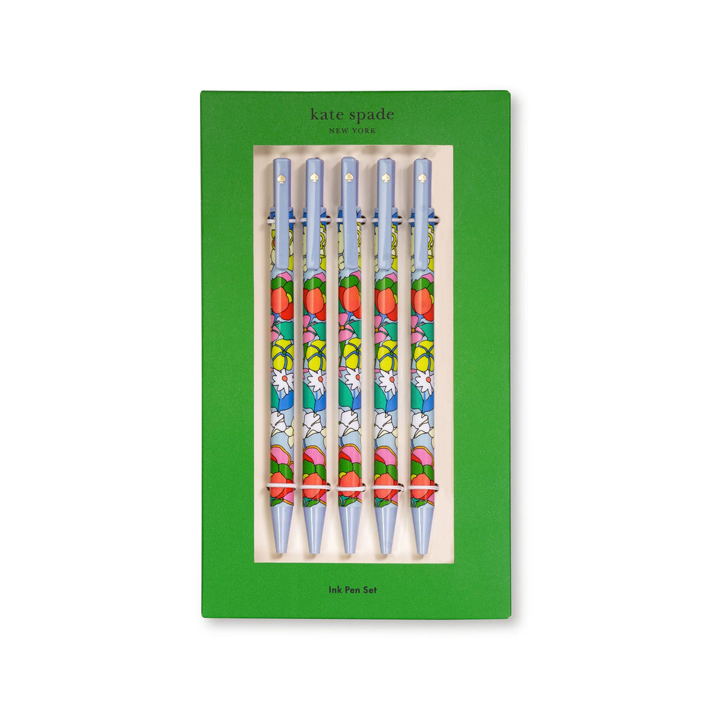 Pen Set, Flower Bed