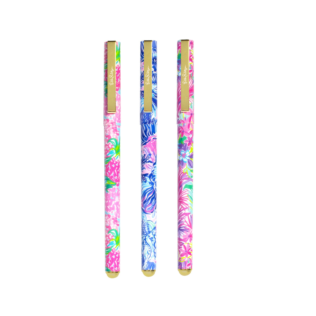 Lilly Pulitzer Colored Gel Pen Set, Assorted