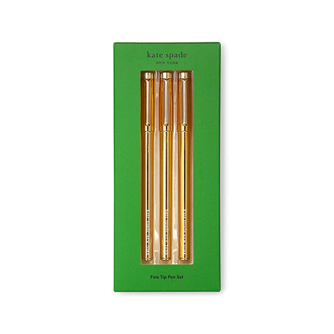 Fine Tip Pen Set, Gold