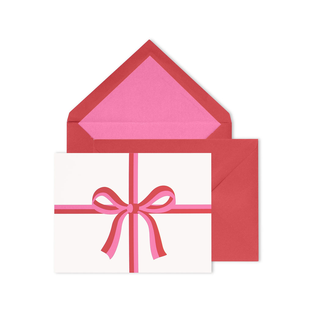 Holiday Card Set, Candy Bow