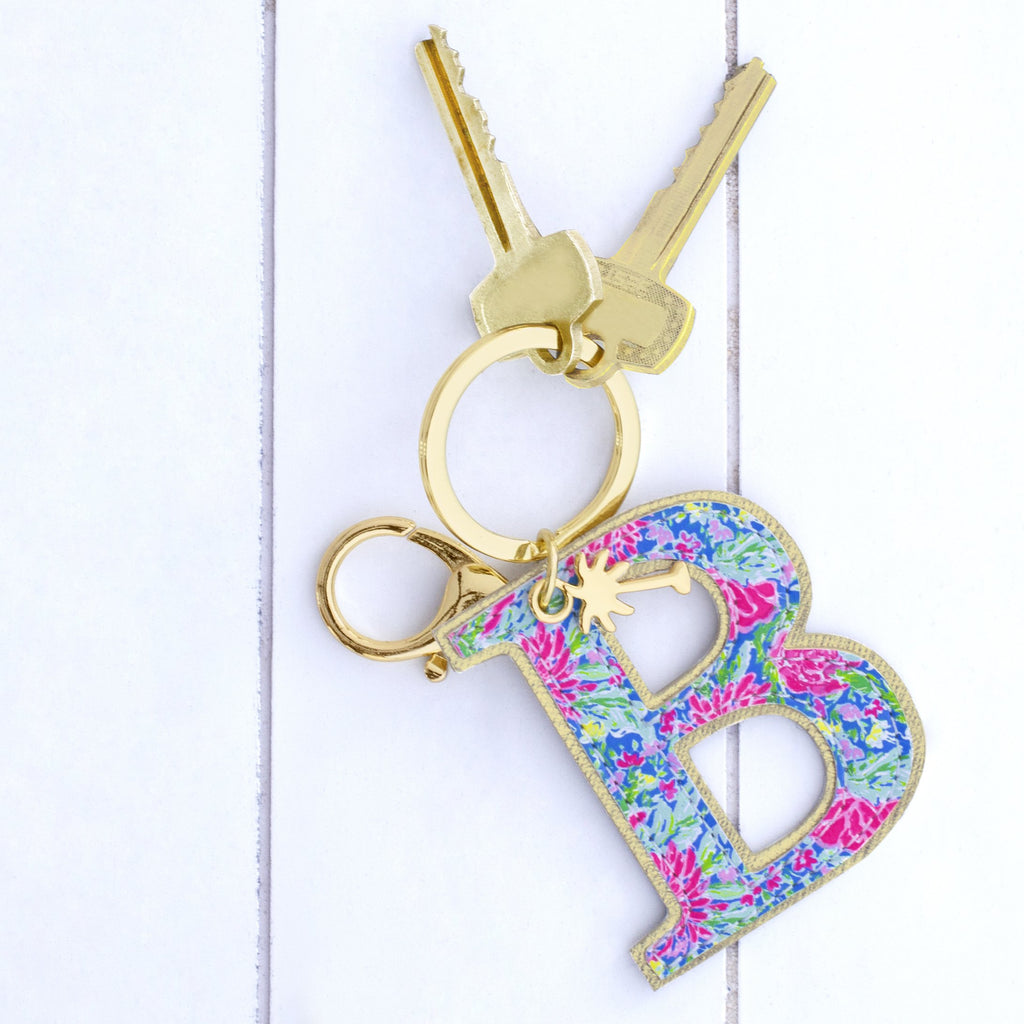 Lilly Pulitzer Initial Keychain, B