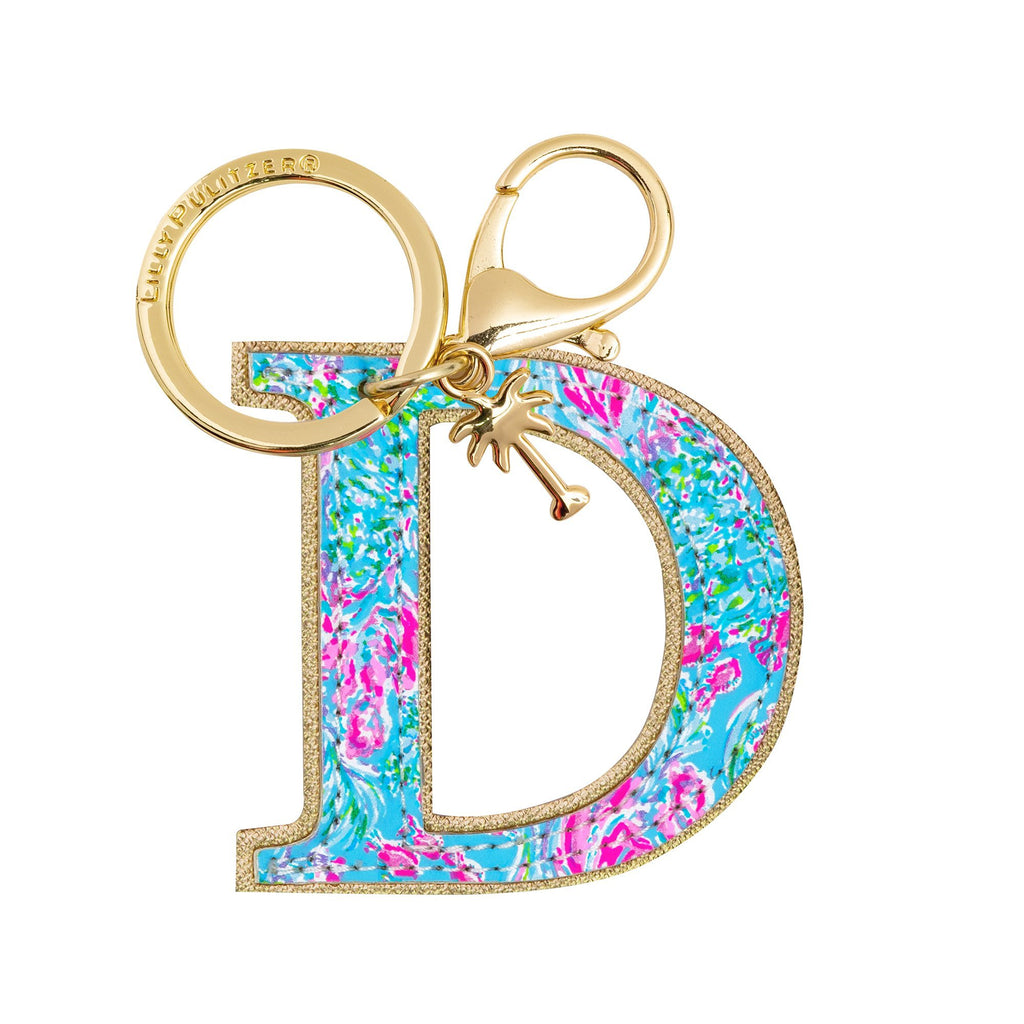 Lilly Pulitzer Lilly Pulitzer Initial Keychain, D