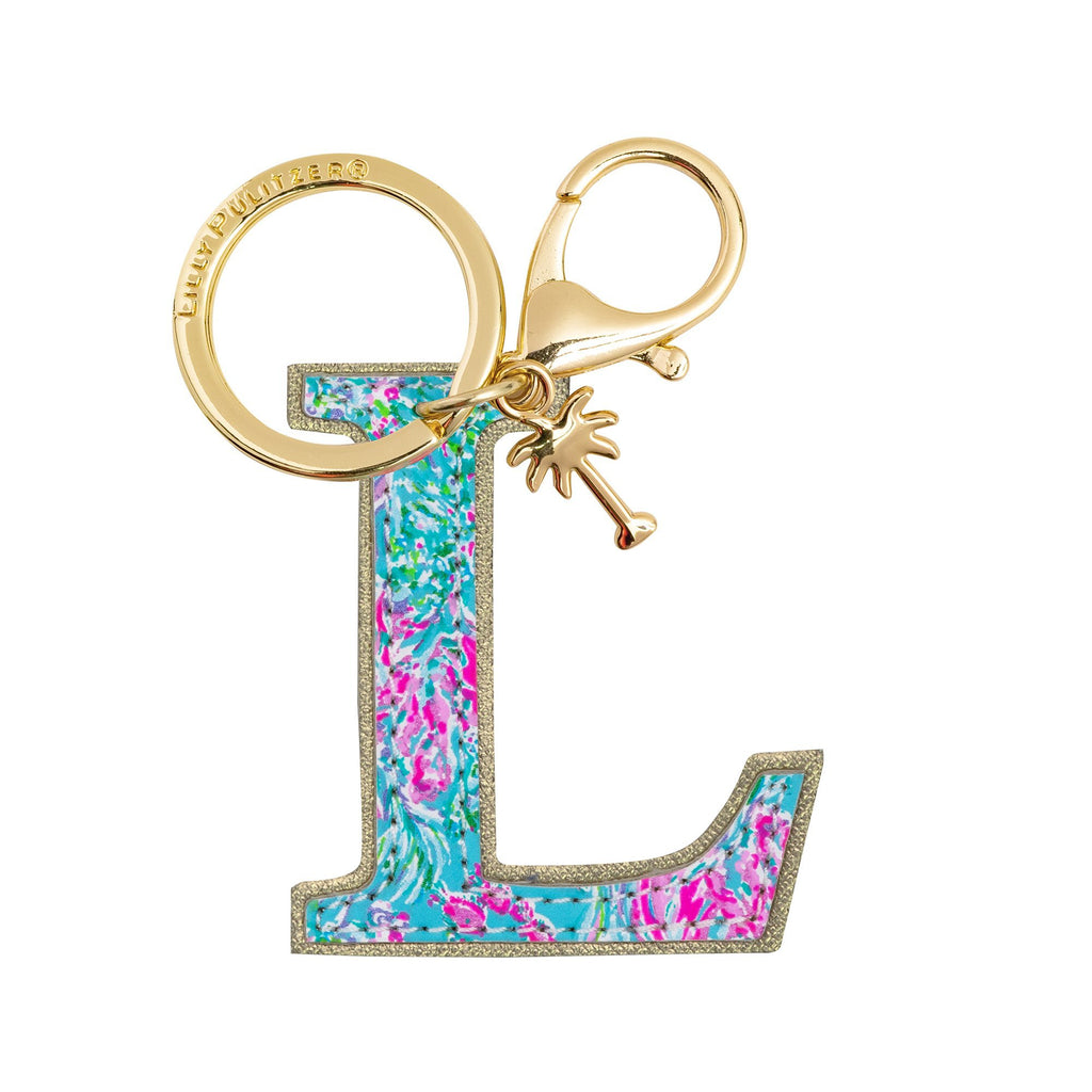 Lilly Pulitzer Initial Keychain, L