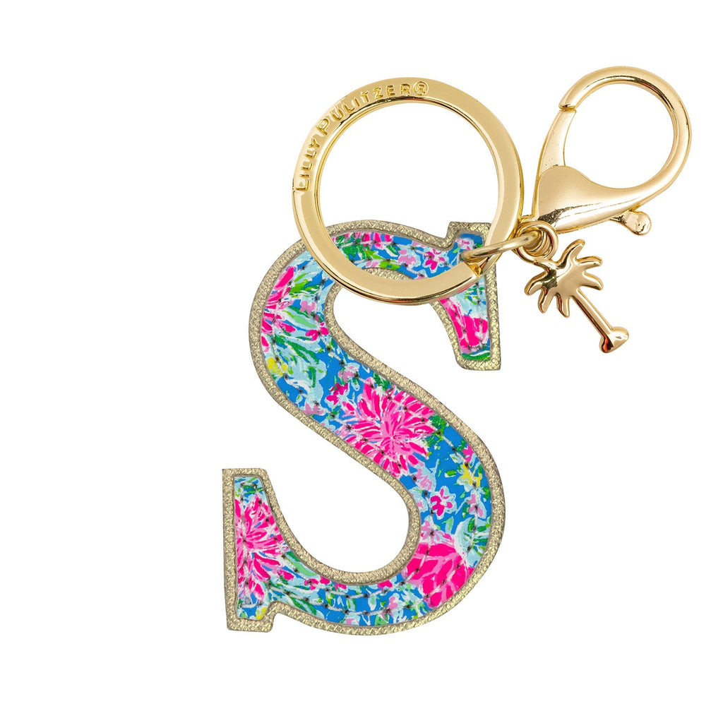 Lilly Pulitzer Initial Keychain, S