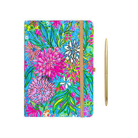 Lilly Pulitzer Journal with Pen, Walking on Sunshine