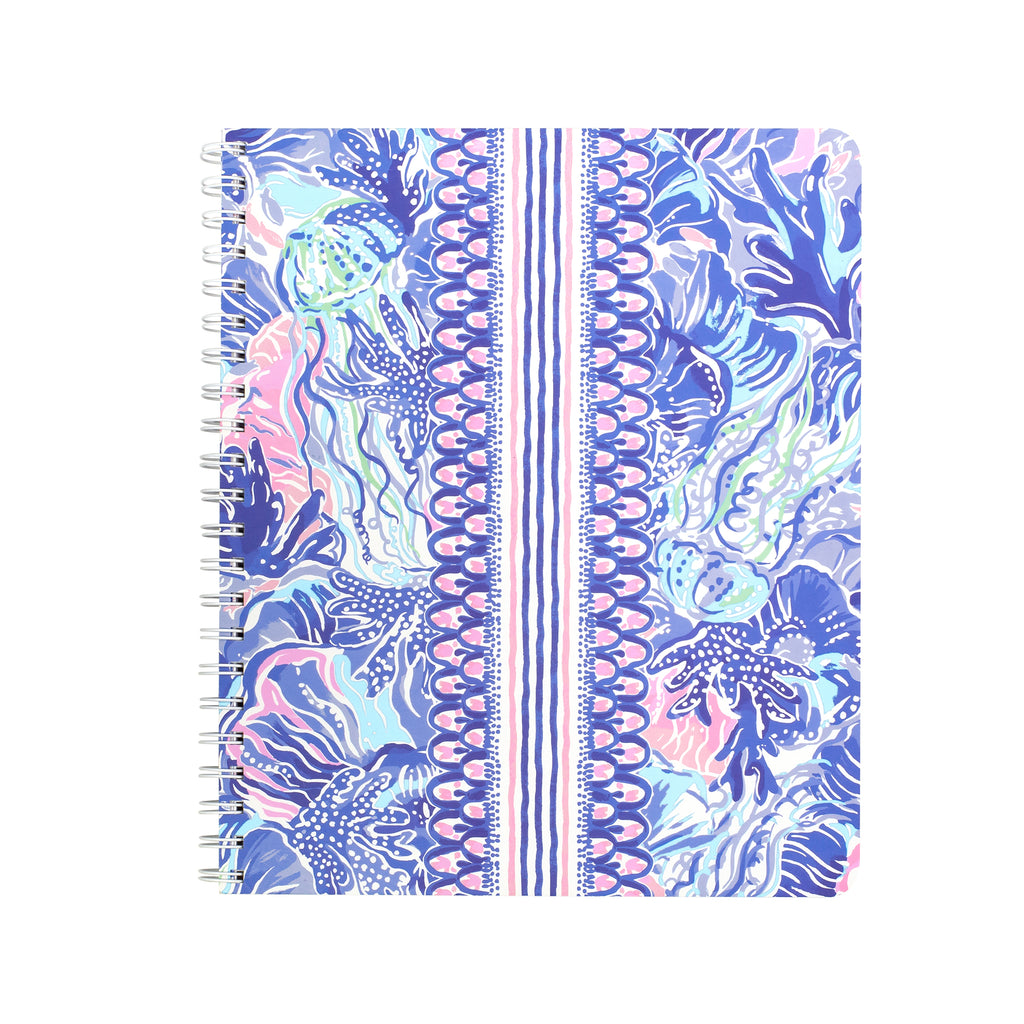 Lilly Pulitzer Large Notebook, Shade Seekers