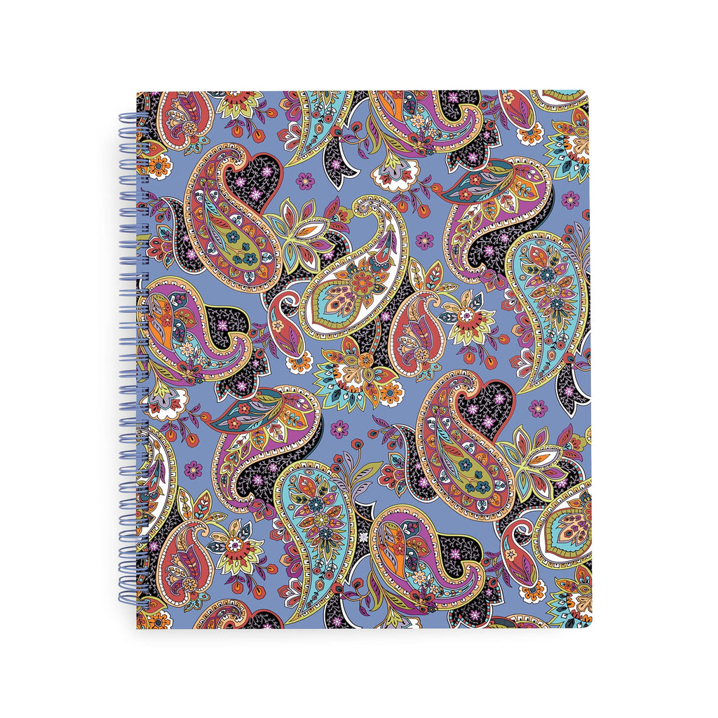 Notebook with Pocket, Provence Paisley