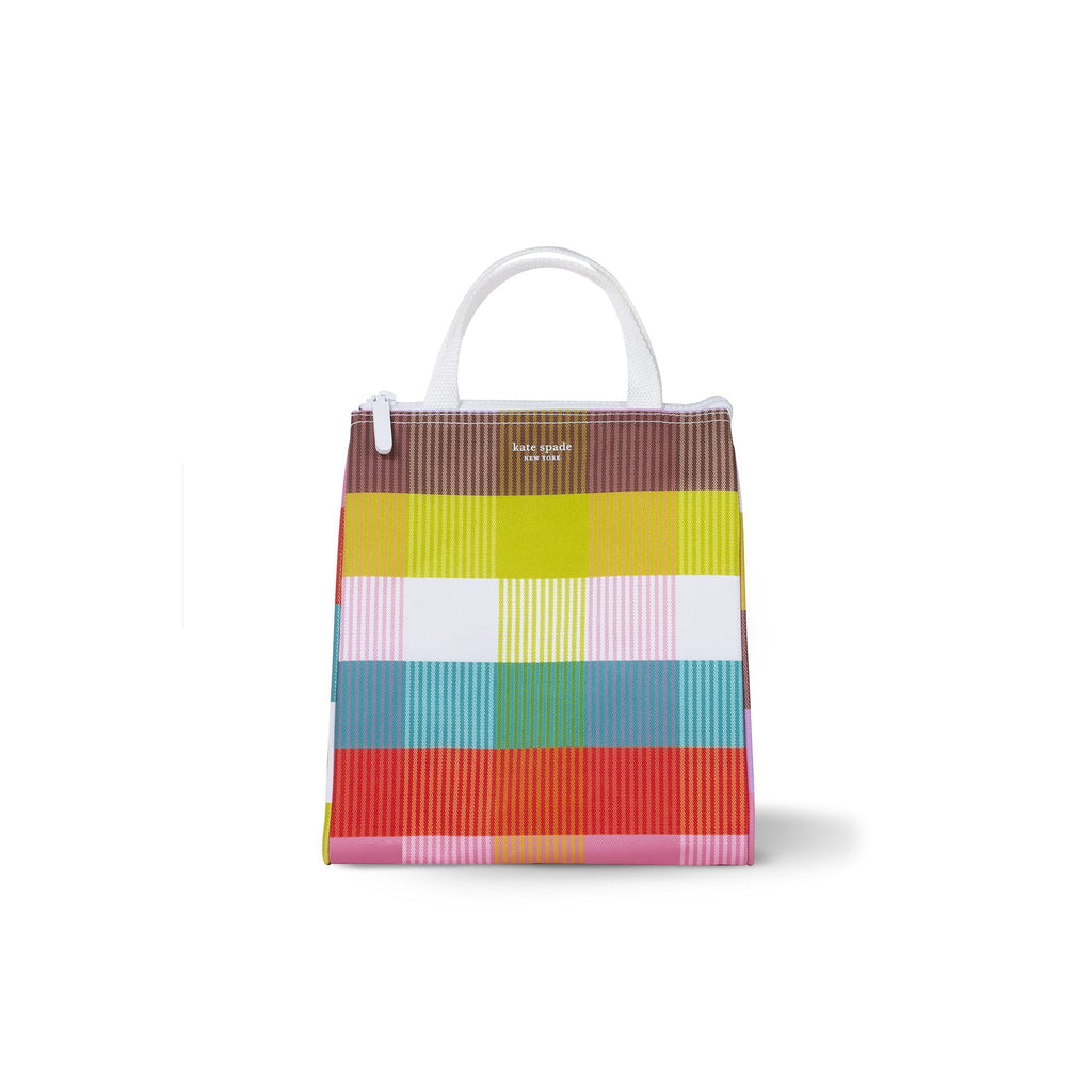 kate spade new york-spade lunch bag, rainbow plaid