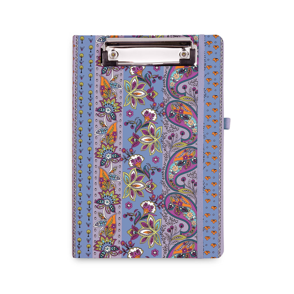 Mini Clipboard Folio, Provence Paisley Stripes